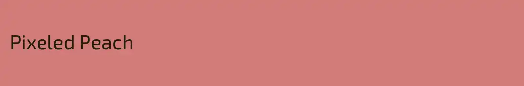 Pixeled Peach